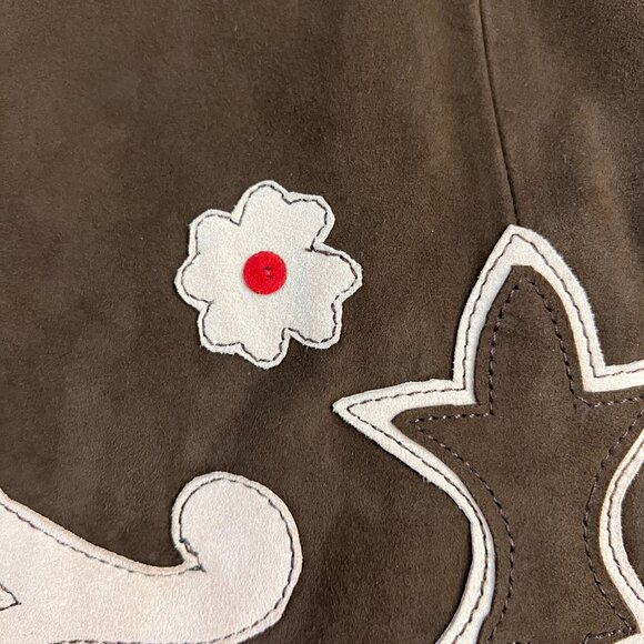 NEW Free People Sienna Goat Suede Western Mini Dress Sz XS - Picture 9 of 15